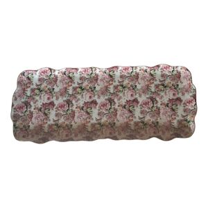 Brum Bros Formalities June Rose Chintz platter